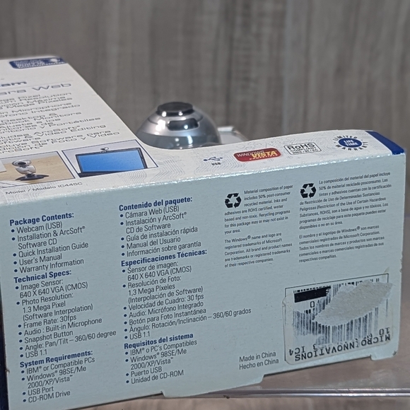 MICRO INNOVATIONS IC445C USB 2.0 WebCam - Picture 7 of 8